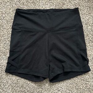 Black Women's Athletic Shorts
